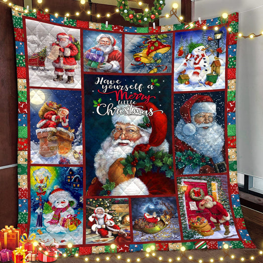 Santa Claus HM081103D Quilt Blanket