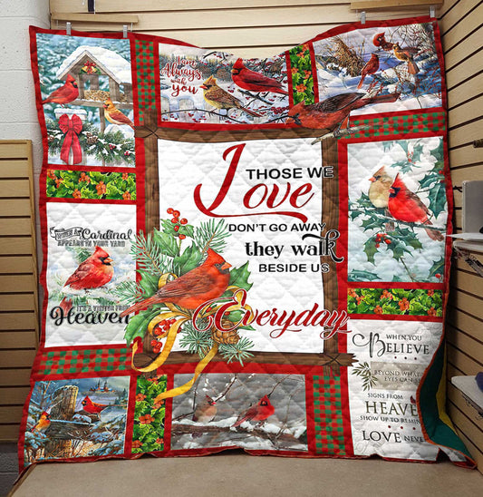 Cardinal Quilt Blanket HT081102