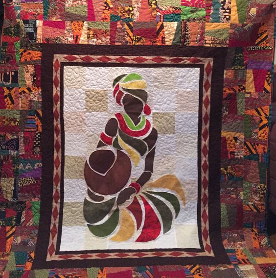 African Woman CLA040124085 Quilt Blanket