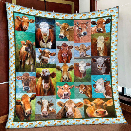 Cow Quilt Blanket MN081110