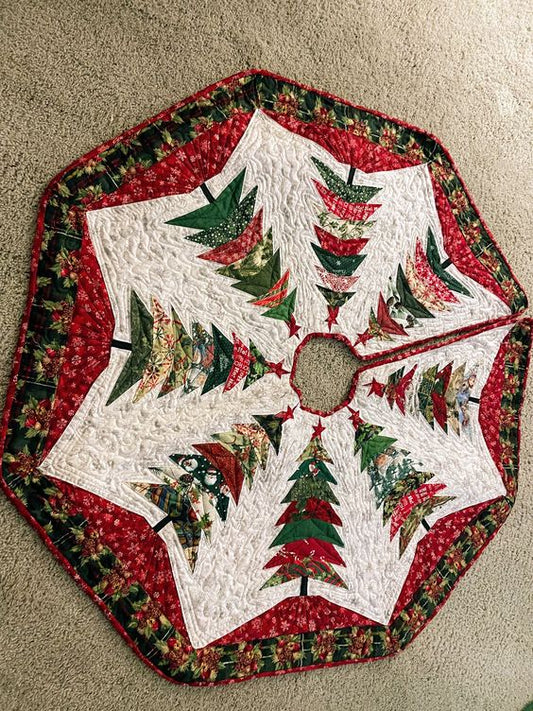 Christmas Tree CLA22112318 Quilted Tree Skirt