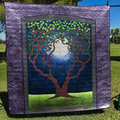 Tree CLA2810492Q Quilt Blanket