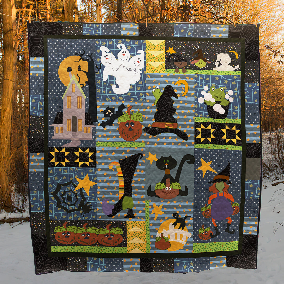 Halloween CLA1110318Q Quilt Blanket