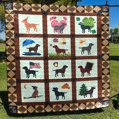 Labrador HT290528 Quilt Blanket