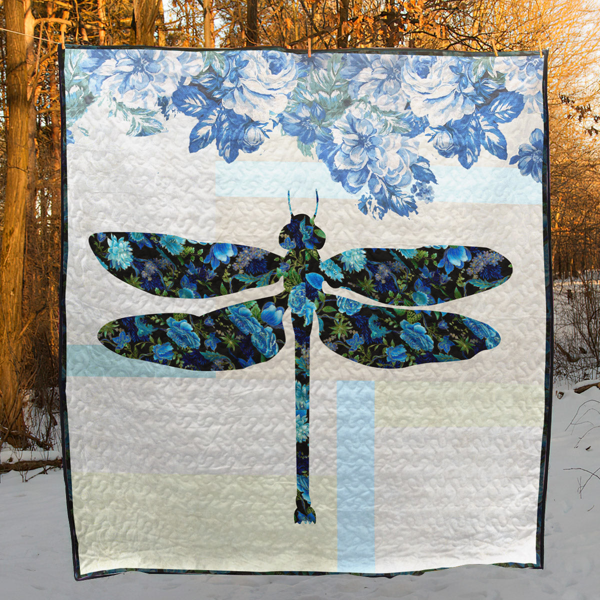 Dragonfly CLM200621 Quilt Blanket