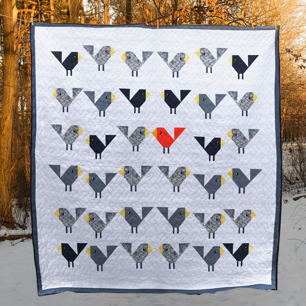 Bird QV090502 Quilt Blanket