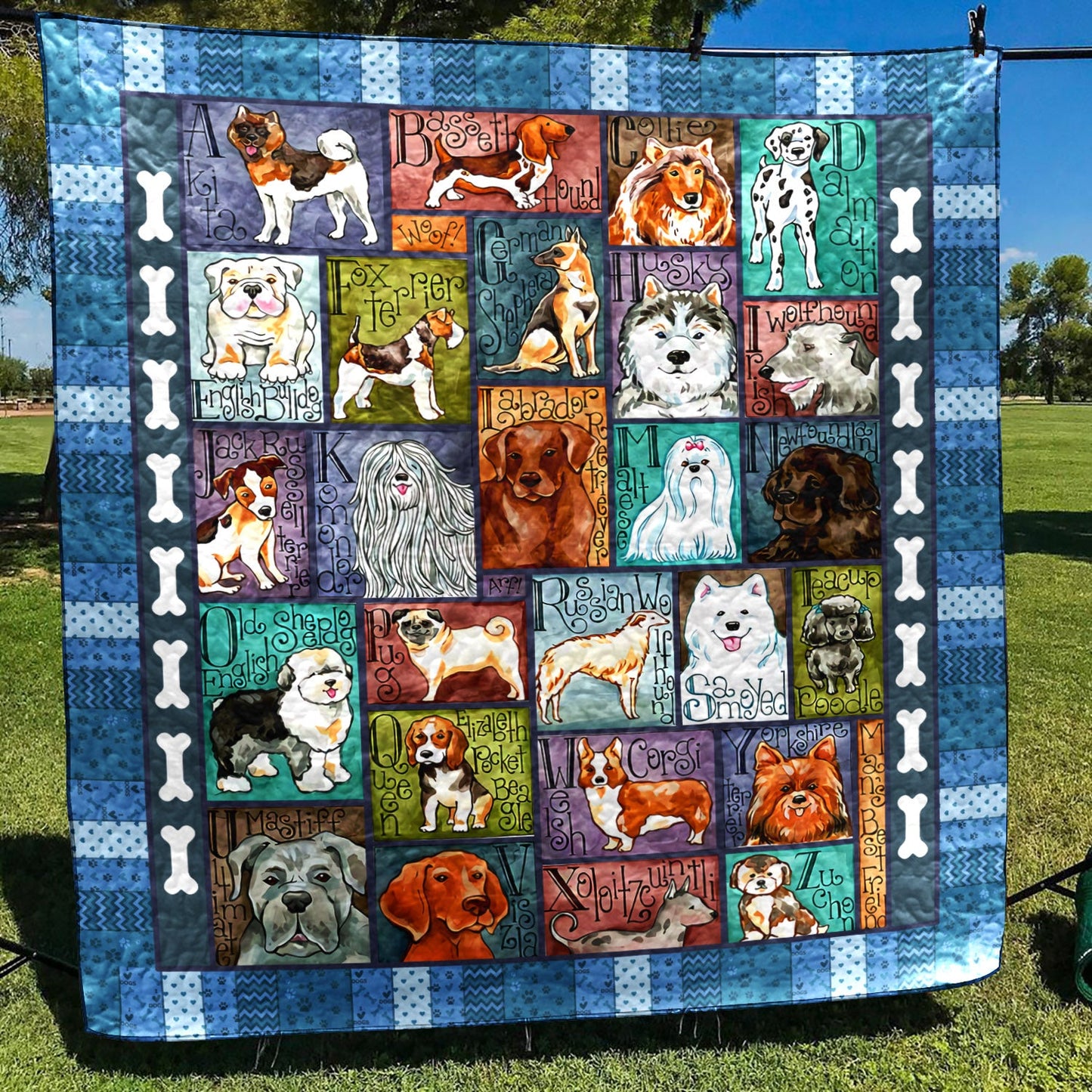 Dog NX040611 Quilt Blanket