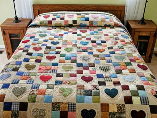 Heart CLA16112318 Quilt Blanket