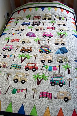 Camping Car CLA15112332 Quilt Blanket