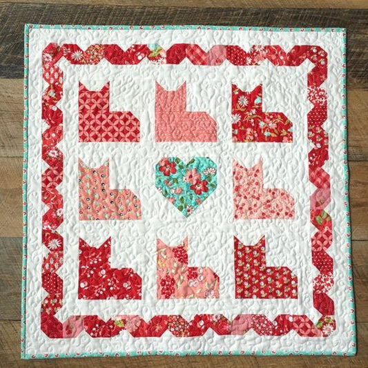 Cat CLA130324020 Quilted Placemats