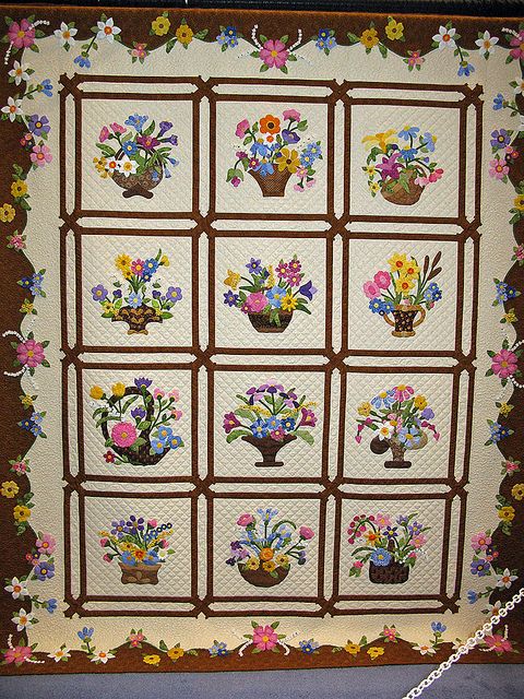 Flower Basket CLA221223144 Quilt Blanket