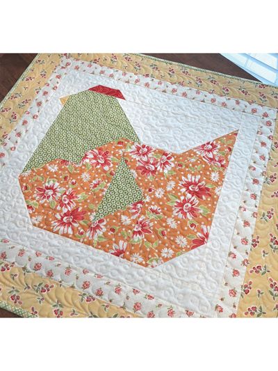 Chicken CLA060123085 Quilted Placemats