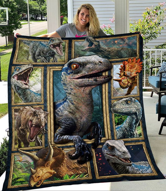3D Dinosaur Quilt Blanket TM031112