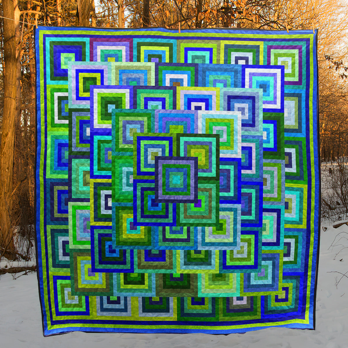 3D Freedom Quilt Blanket HN110701M