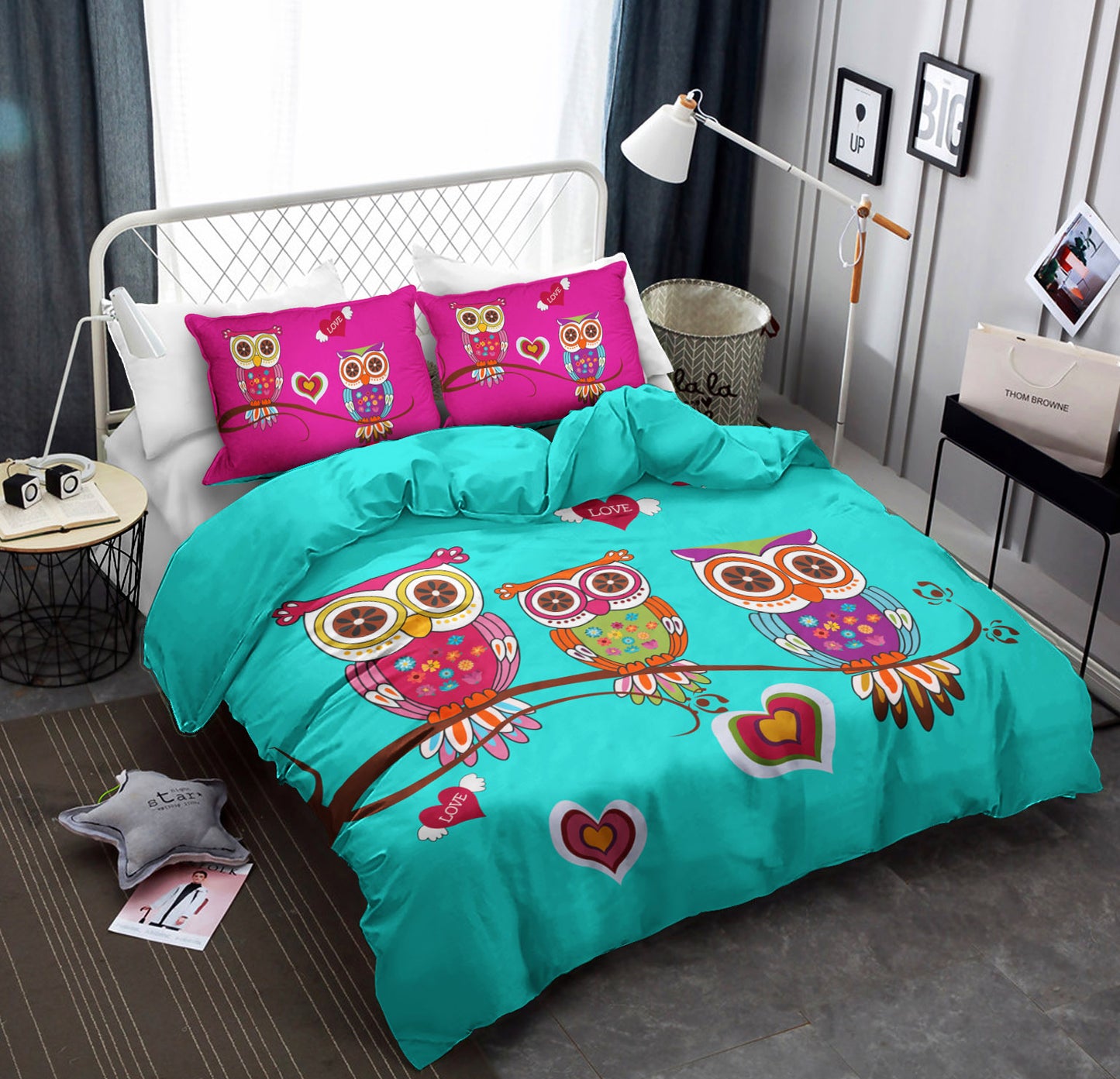3D Owl CLA22100466B Bedding Sets