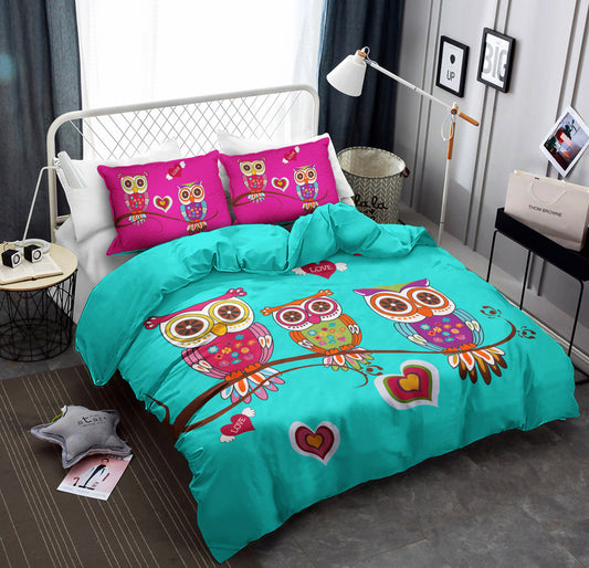3D Owl CLA22100466B Bedding Sets