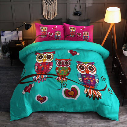 3D Owl CLA22100466B Bedding Sets