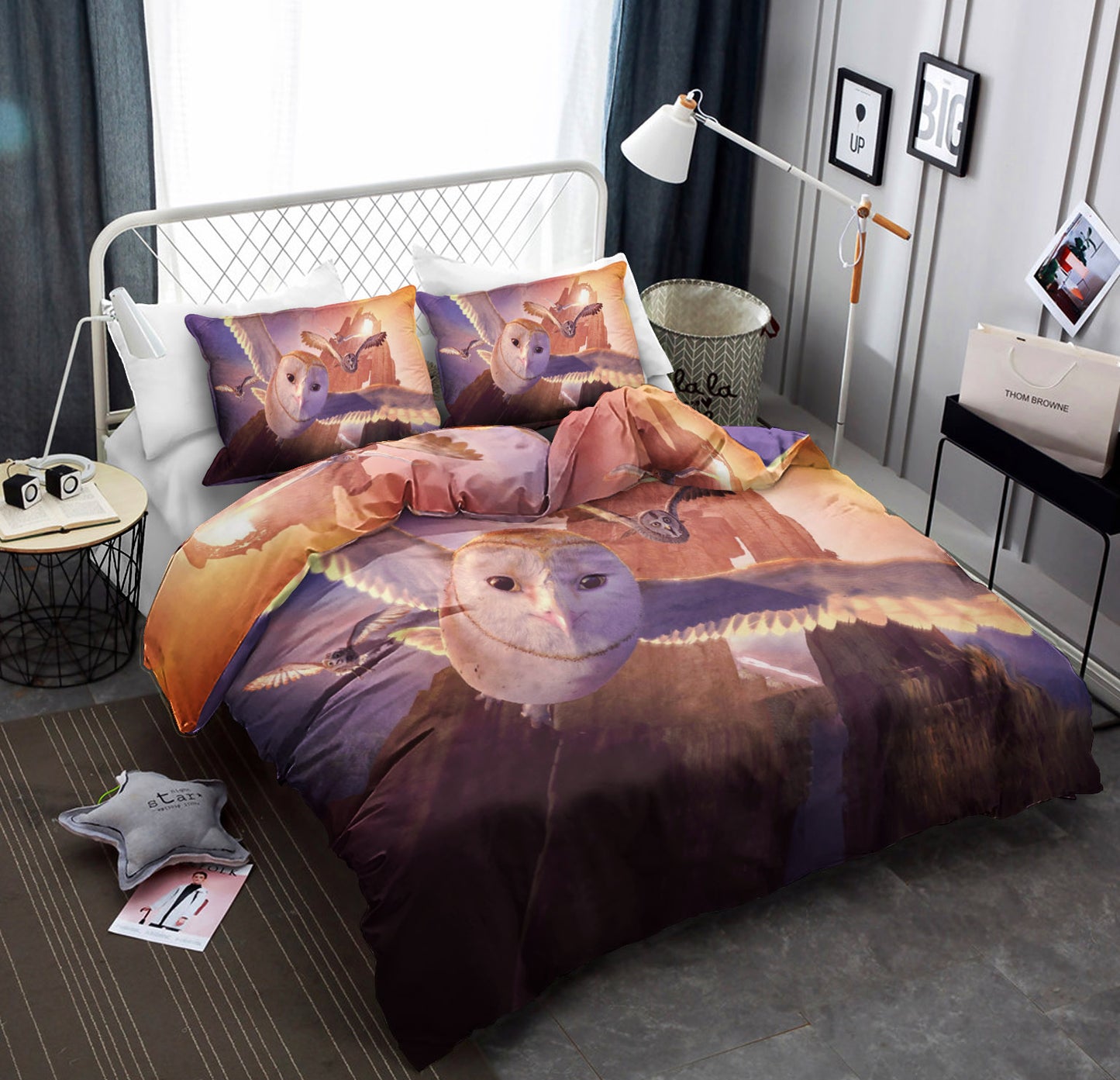 3D Owl CLA22100472B Bedding Sets