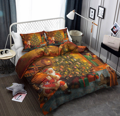 3D Printed Santa Arrives Christmas CLA22100565B Bedding Sets