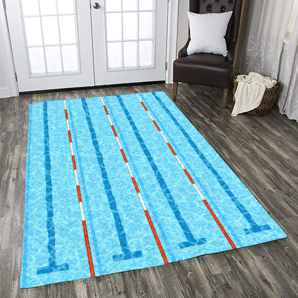 3D Swimming Pool Printed CLA1910037R Rug