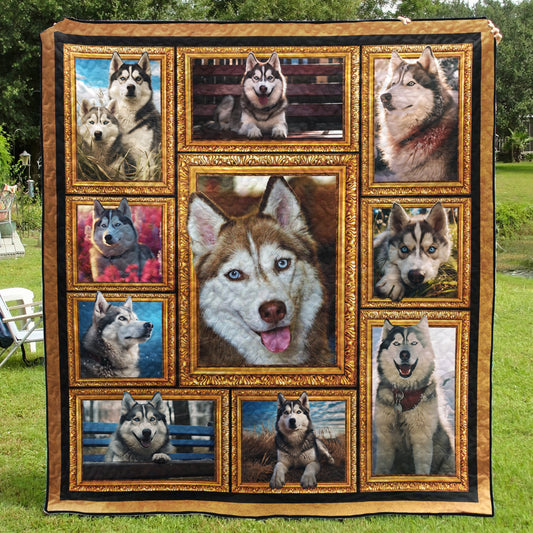 3D husky CLA27121446Q Art Quilt