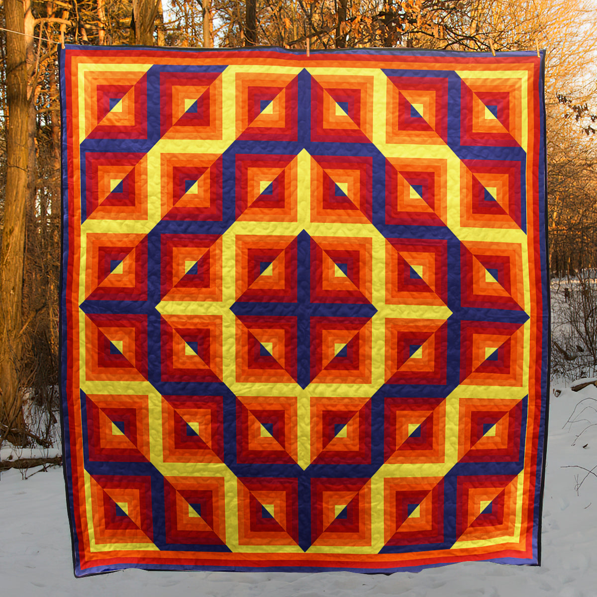 3D Quilt Blanket HN090701M