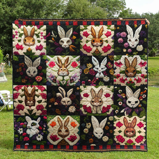 Bunny And Flowers Quilt Blanket TD290902Y