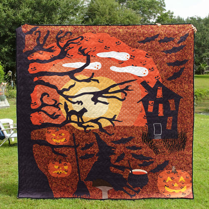 Halloween CLA1010306Q Quilt Blanket