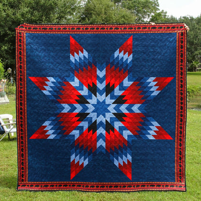 Native American Inspired Star Art Quilt HN270502M