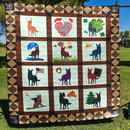 German Shepherd HT300512 Quilt Blanket