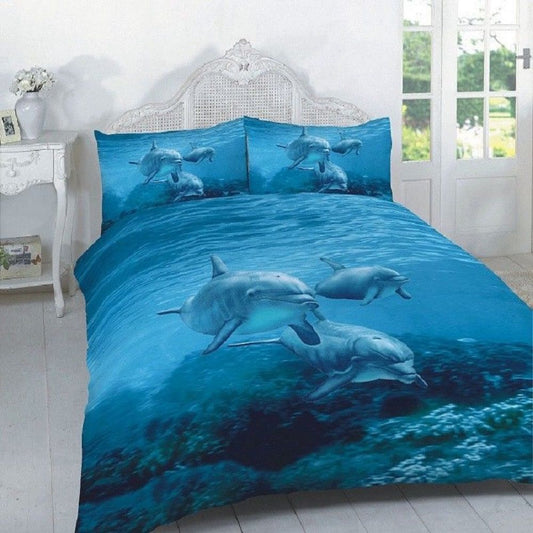 3d Dolphin CLM1511001B Duvet Cover Bedding Sets