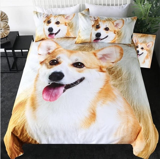 3d Fur Corgi CLH1410005B Bedding Sets