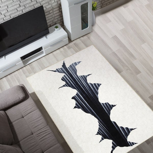 3d Optical Illusion Cracked Hole CLA1110001R Rug