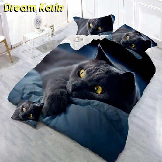 3d Printed Sets Animal Cat CLP2110001TT Bedding Sets