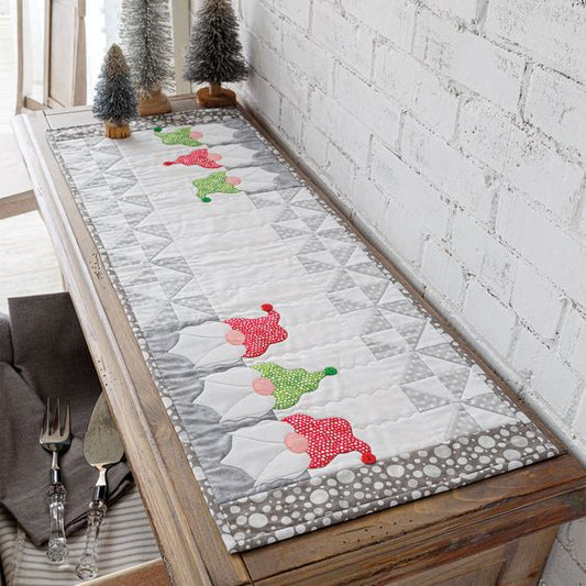 Christmas Gnome CLA20112368 Quilted Table Runner