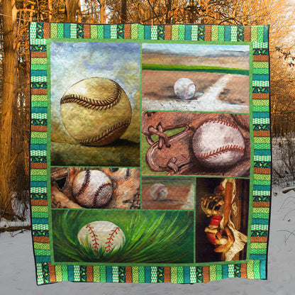 Baseball D8045 Quilt Blanket