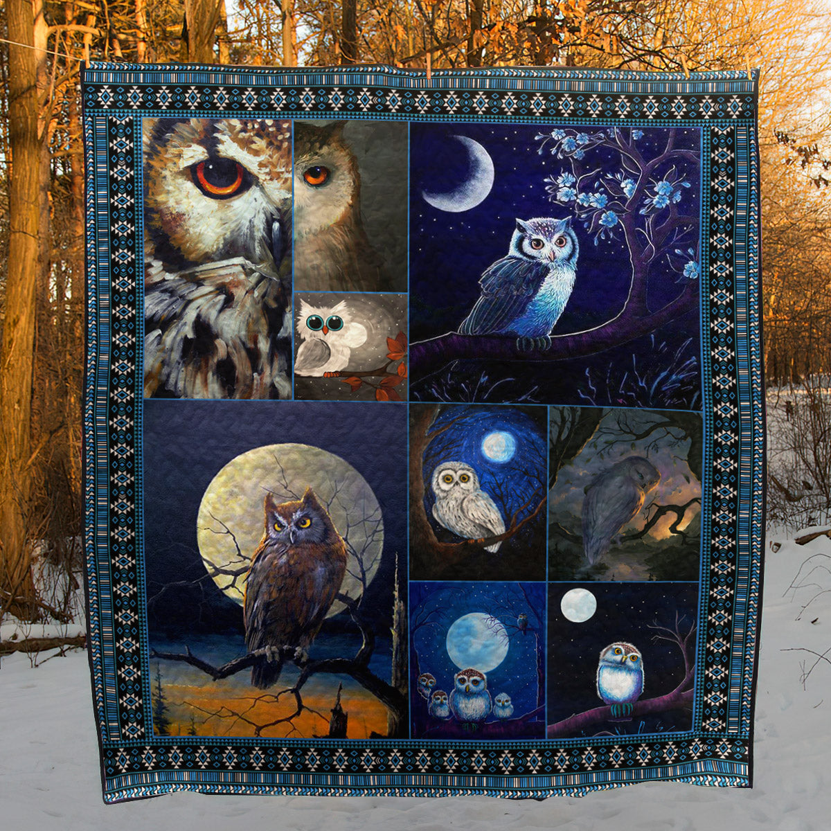 Owl TD130531 Quilt Blanket