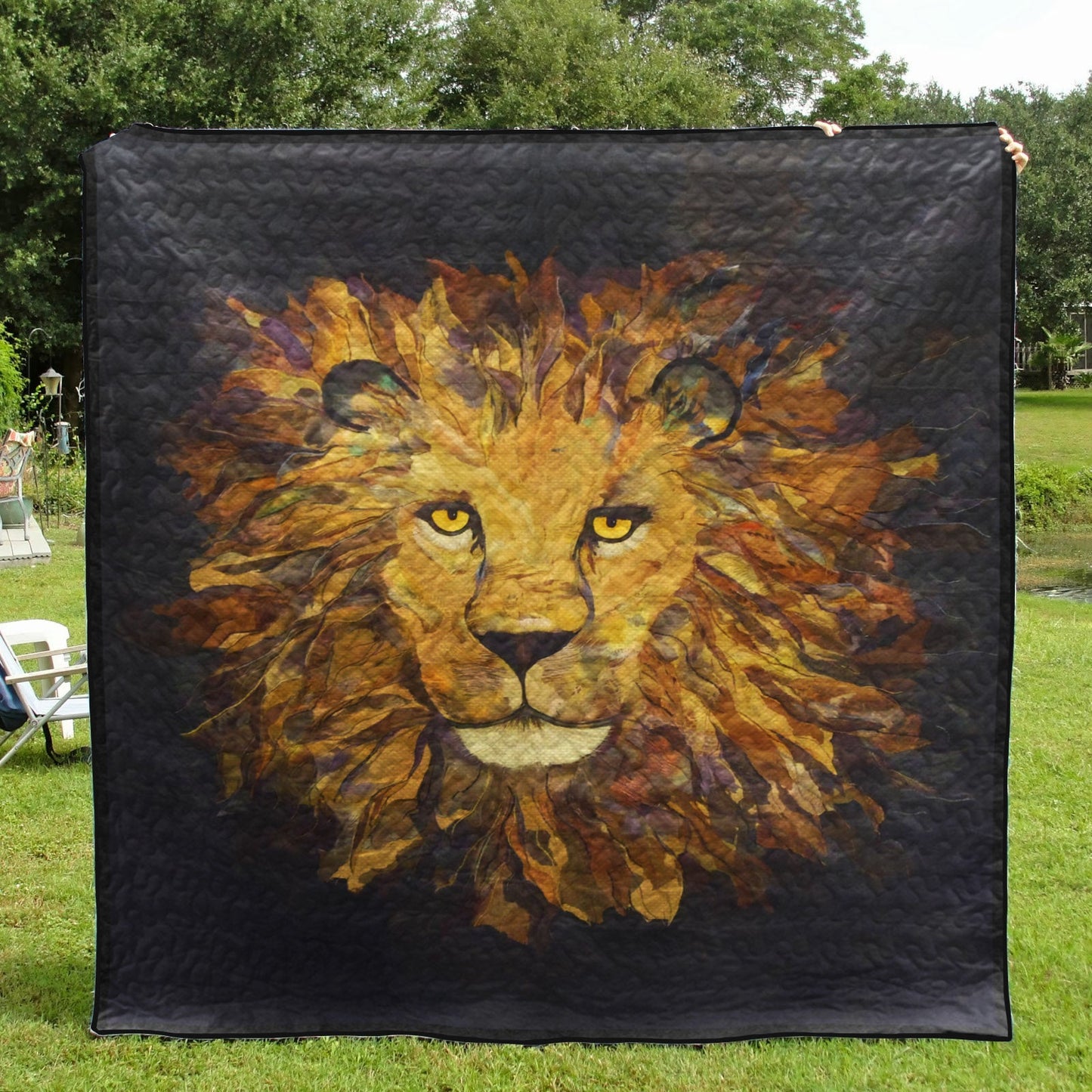 Lion CLM150615 Quilt Blanket