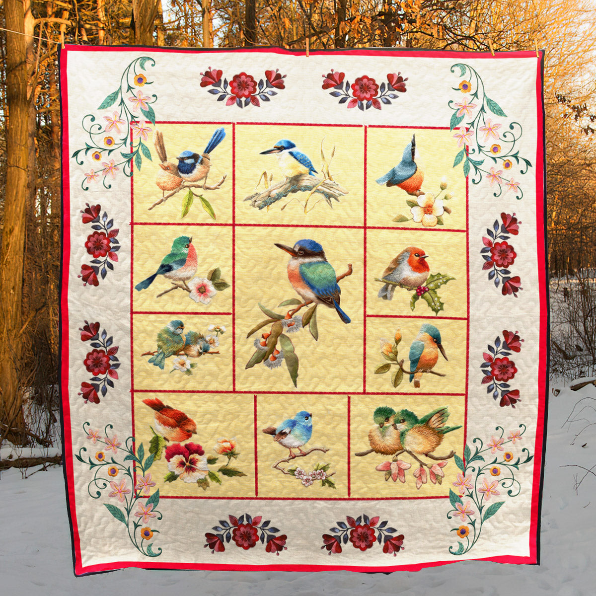 Bird DN310507 Quilt Blanket