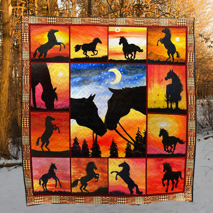 Horse SM100521 Quilt Blanket