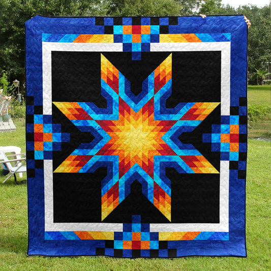 Native American Star Quilt Blanket TL08032304BL