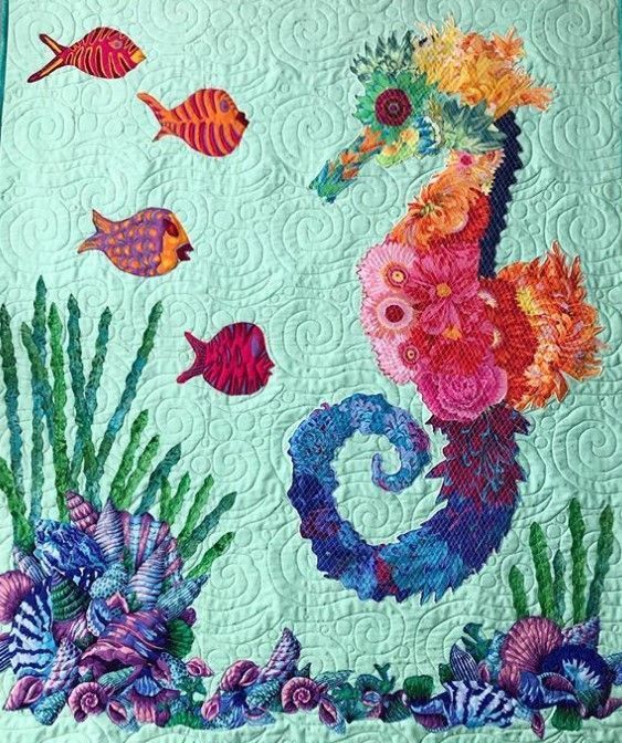 Seahorse CLA040124113 Quilt Blanket