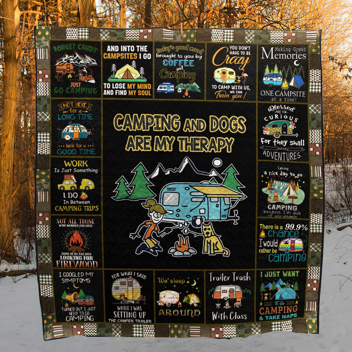 Camping TN170505 Quilt Blanket