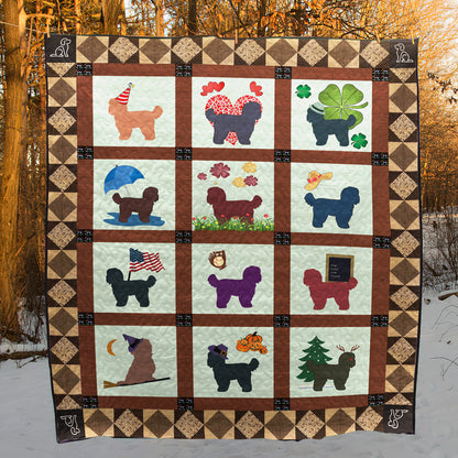 Shih Tzu HT290541 Quilt Blanket