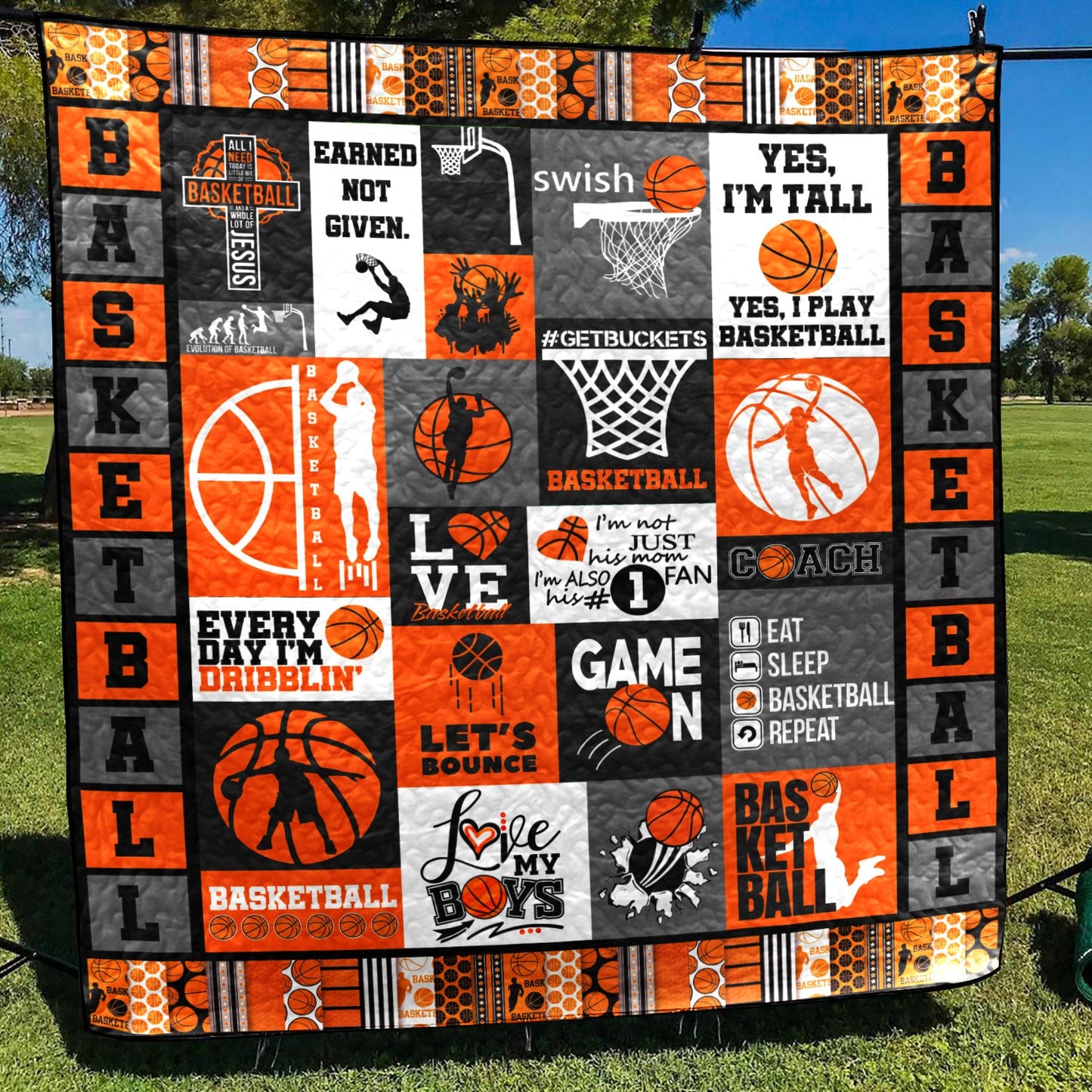 Basketball HM300504 Quilt Blanket