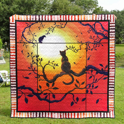 Cat Tree NN110506 Quilt Blanket