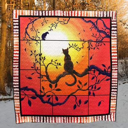 Cat Tree NN110506 Quilt Blanket