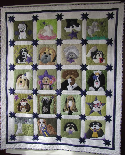 Dogs CLA05012310 Quilt Blanket