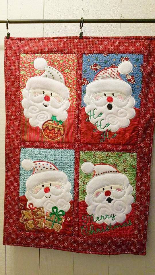 Christmas Santa CLA120324166 Quilted Placemats