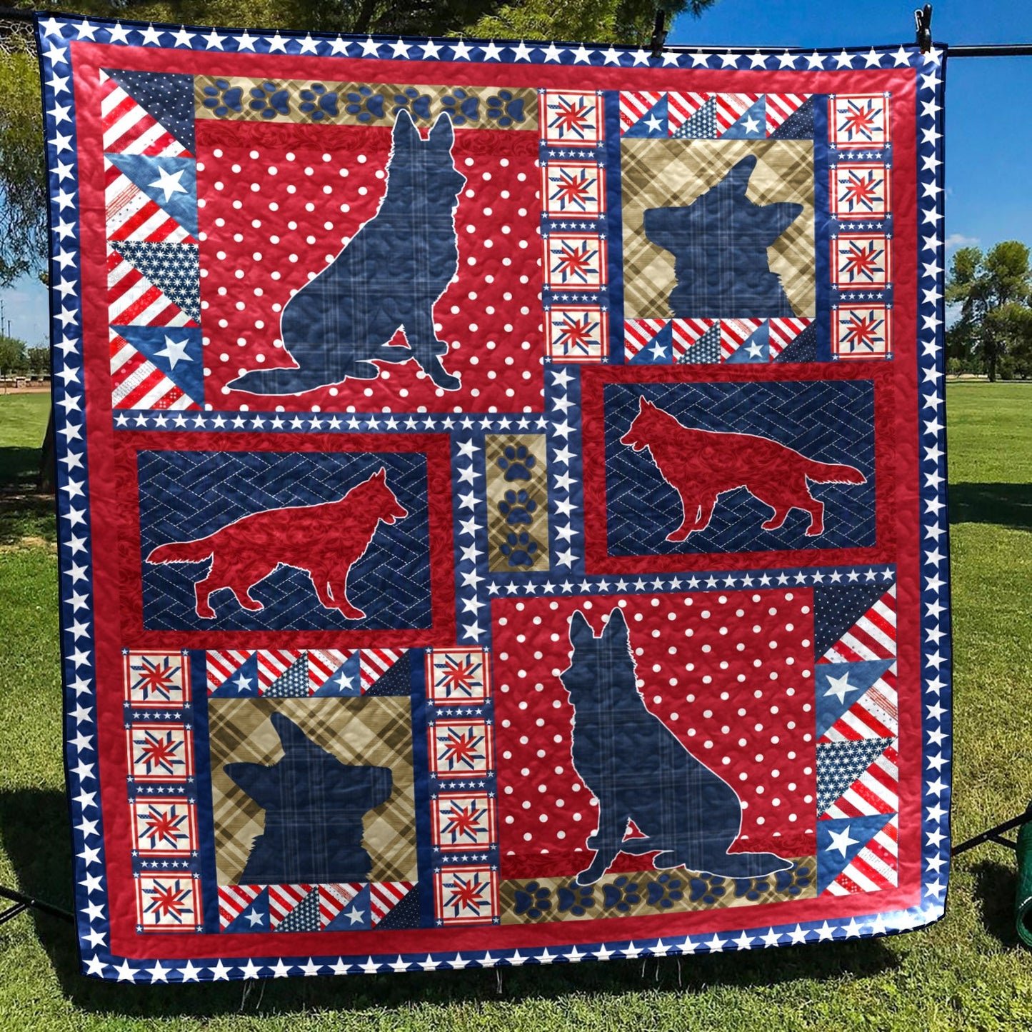 German Shepherd TL050614 Quilt Blanket